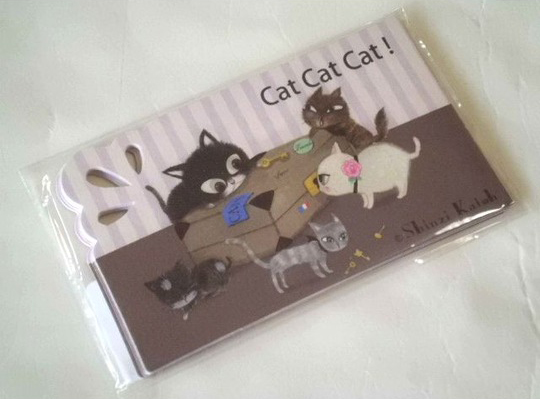 ミニグリーティングカード（catcatcat）