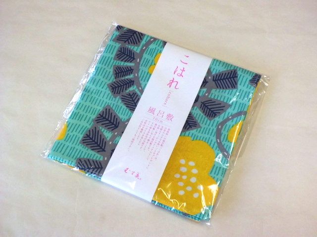 こはれ風呂敷 ハチドリ（グリーン）70cm